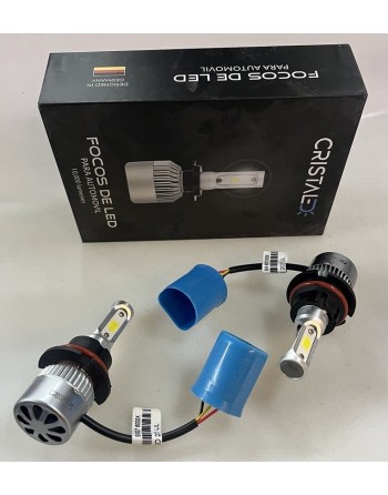 Kit 2 Focos LED 9007 6000k S9