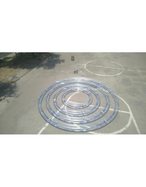 Estructura Redonda 3 Metros 20 X 20 Color Galvanizado Gris