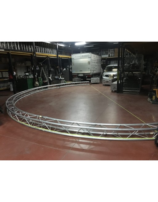 Estructura Redonda 3 Metros 20 X 20 Color Galvanizado Gris