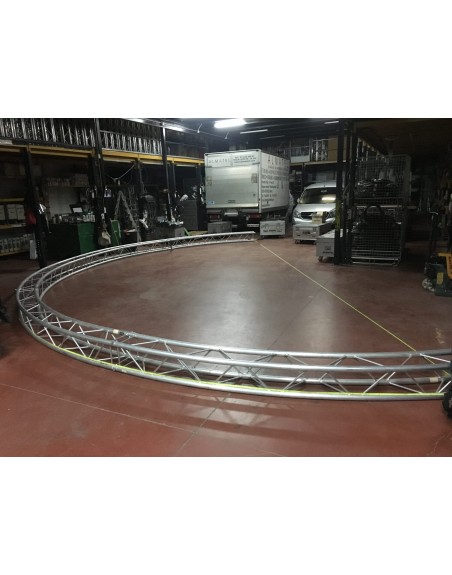 Estructura Redonda 3 Metros 20 X 20 Color Galvanizado Gris