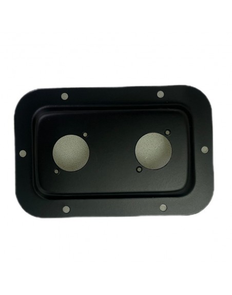Tapa Metalica Para Bafle 2 Orificios
