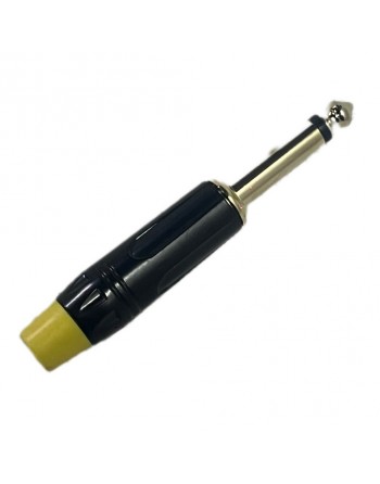 Plug 6,3 mm MONO dorado...