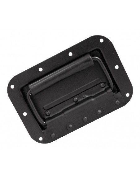 Agarradera Metalica Negra Retractil de 6 3/8" x 4 1/4"