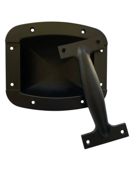 Agarradera De Plastico Ovalada Para Bafle De 6 3/4" x 5 13/16"