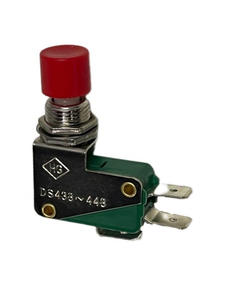 Microswitch con botón  16(5)A 250V~/16A 125V~