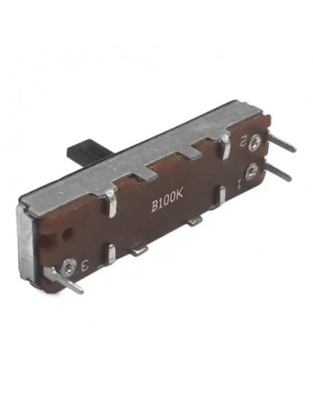 Potenciometro Fader Sencillo Deslizable 100k SGE17062