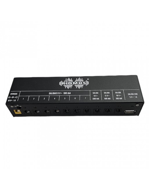 Multiconector Para Pedales De Efectos 5v 9v 12v 18v