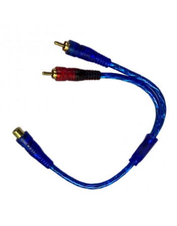 Cable Azul Para Audio "Y" 2...