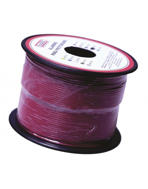 Carrete De 100m De Alambre Rojo Para Protoboard Estañado