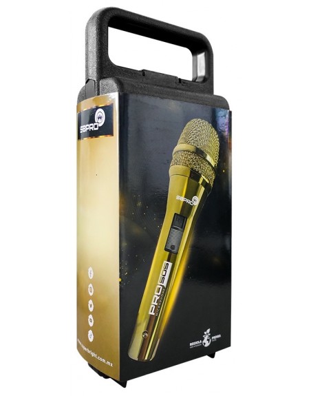 Microfono Dinamico Profesional Dorado PRO-505