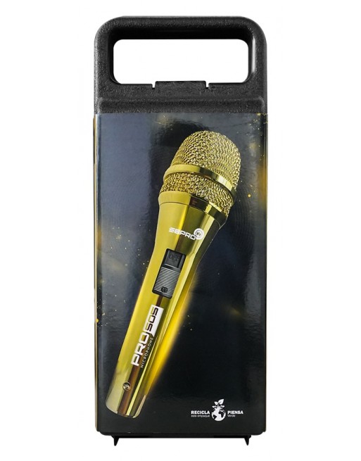 Microfono Dinamico Profesional Dorado PRO-505