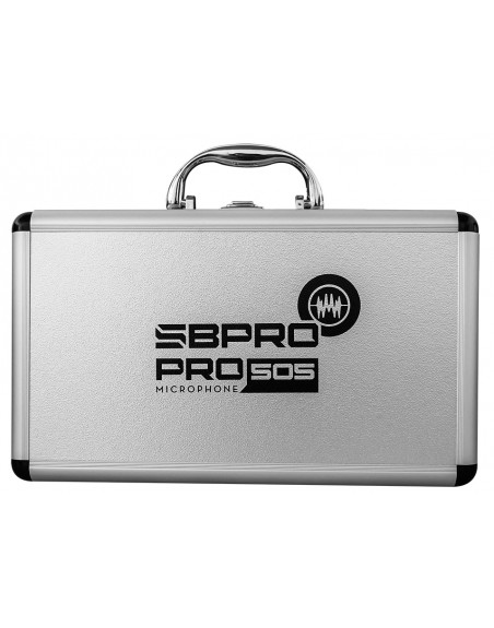 Set 3 Microfonos Dinamicos Profesionales Dorados PRO-505S