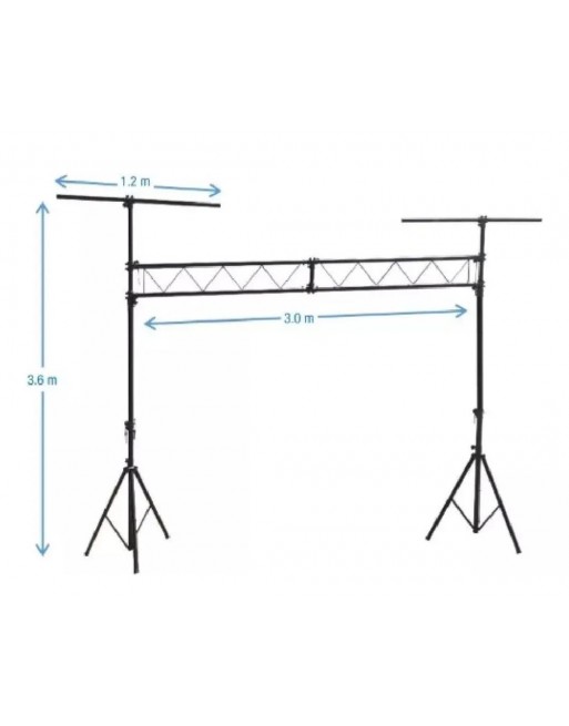 Stand Iluminacion Porteria 120Kg 3m X 3 RDX