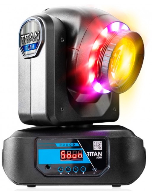 Kit 2 Cabezas Roboticas Titan Beam 80w con Maleta SUPERBRIGHT