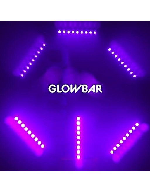 Barra Led Uv ultravioleta 9x10 Luz Negra GLOW BAR
