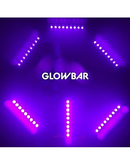Barra Led Uv ultravioleta 9x10 Luz Negra GLOW BAR