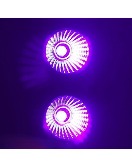 Barra Led Uv ultravioleta 9x10 Luz Negra GLOW BAR