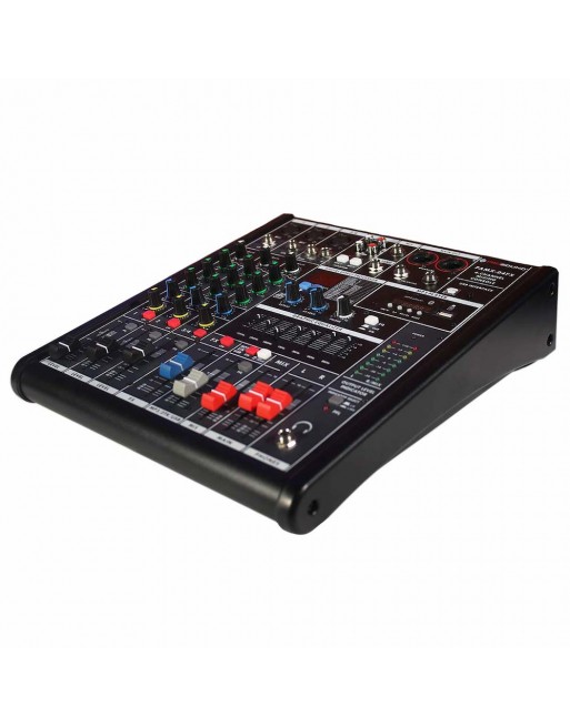 Mezcladora de audio 4 Canales USB MP3 Bluetooth PROSOUND PAMX-04FX