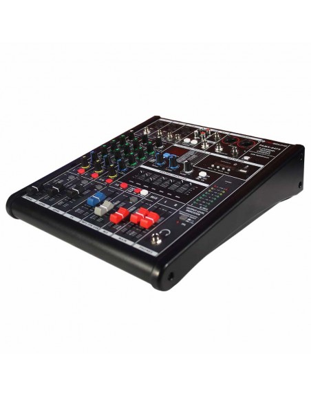 Mezcladora de audio 4 Canales USB MP3 Bluetooth PROSOUND PAMX-04FX