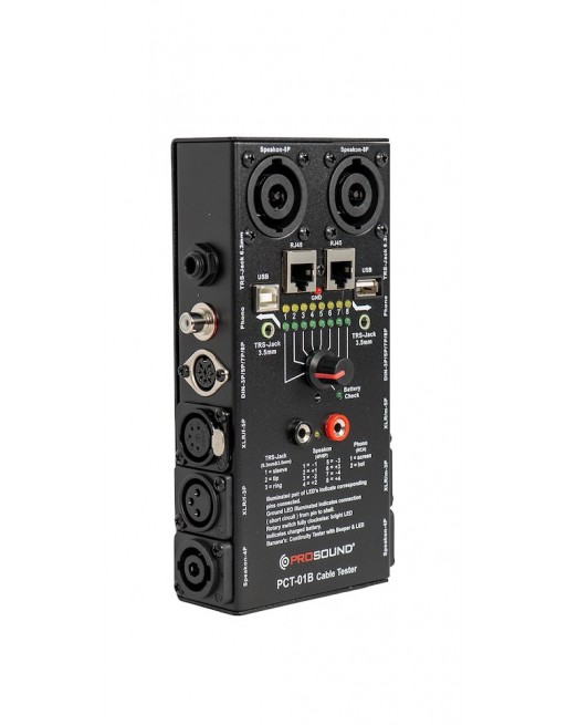 Probador De Cables Tester Prosound PCT-01B