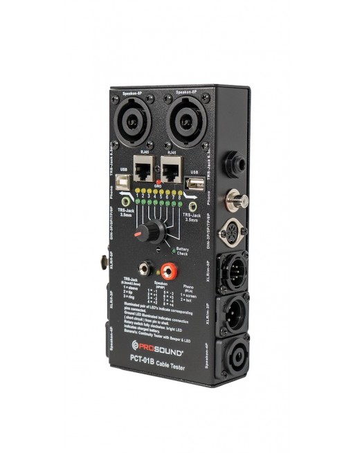 Probador De Cables Tester Prosound PCT-01B