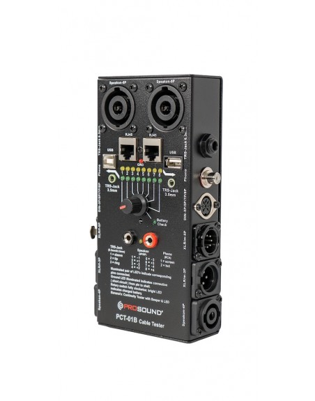 Probador De Cables Tester Prosound PCT-01B