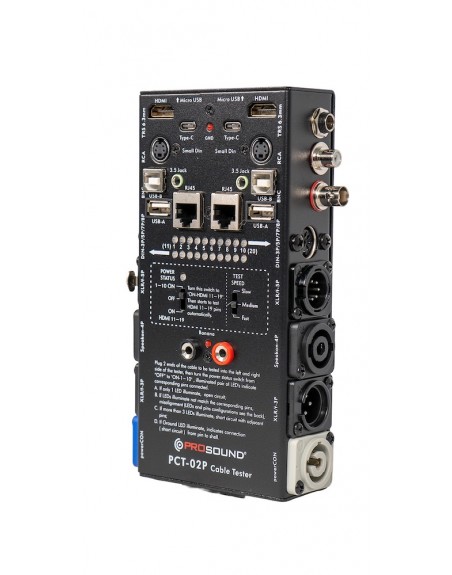 Probador De Cables Tester Prosound PCT-02P