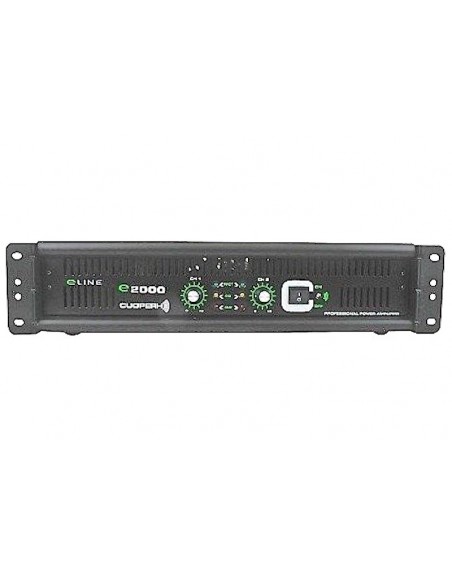 Amplificador Profesional CUOPERH 2 canales x 130w RMS E-2000