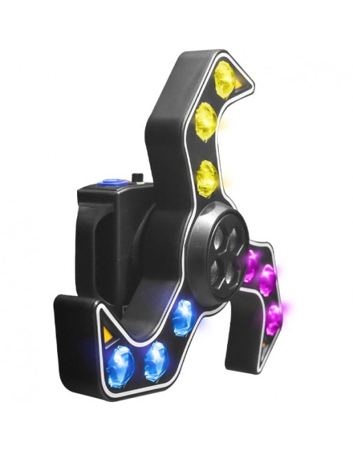 Luz Disco Razor Beam 9 Leds RGBW + kaleido