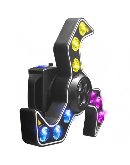 Luz Disco Razor Beam 9 Leds RGBW + kaleido