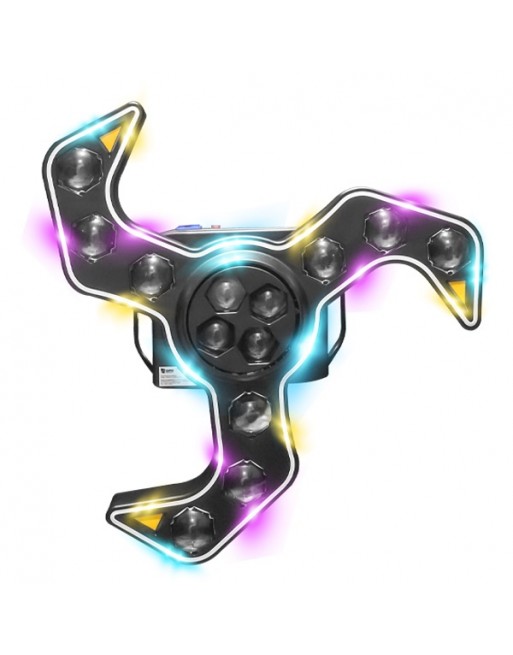 Luz Disco Razor Beam 9 Leds RGBW + kaleido