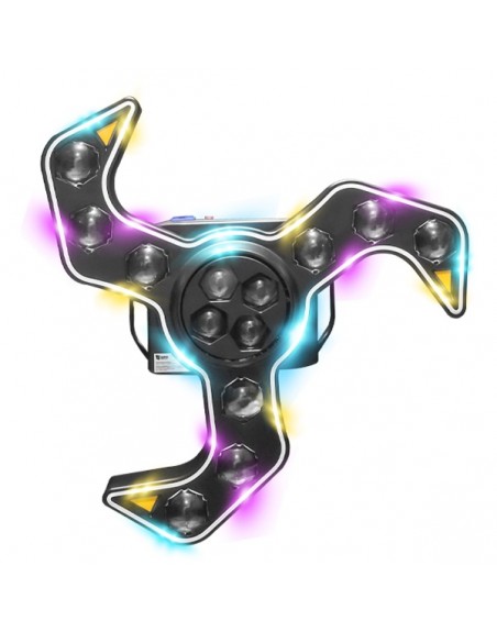 Luz Disco Razor Beam 9 Leds RGBW + kaleido