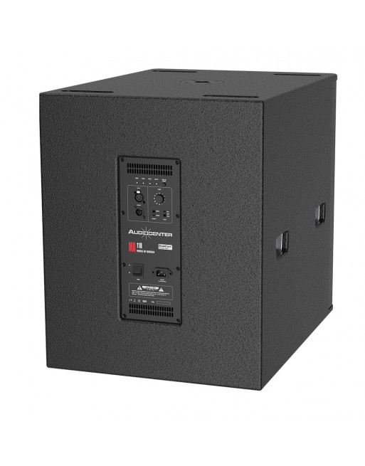 Bafle Subwoofer Profesional Amplificado con ruedas Audiocenter MA118 II