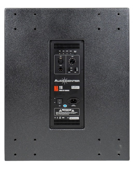 Bafle Subwoofer Profesional Amplificado con ruedas Audiocenter MA118 II