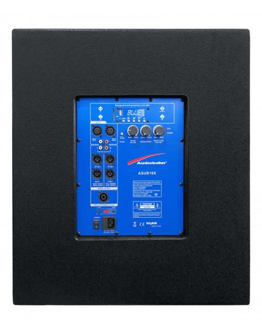 Subwoofer Bi amplificado 18 pulgadas Audiobahn ASUB18X