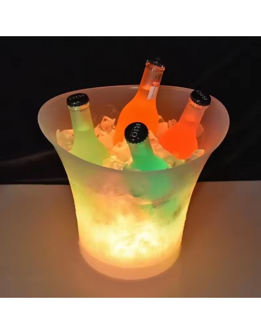 Bocina Hielera Portatil Con Luz Led