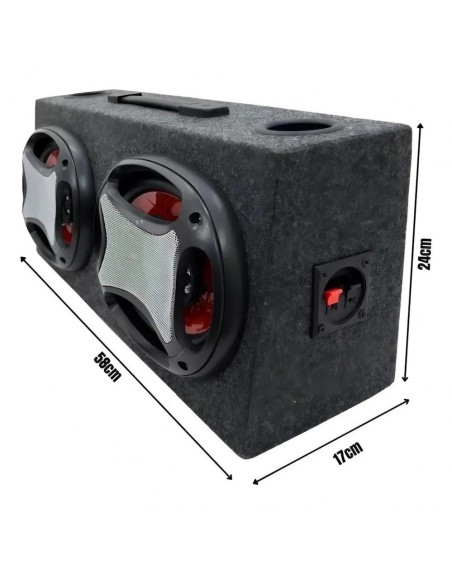 Cajon Doble Con Bocinas 6x9 Pulgadas 4vias
