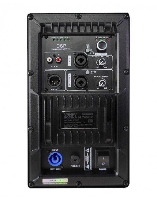 Bafle Amplificado Profesional Vamav NOVA TX 8