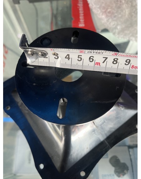 Difusor trompeta cuadrada para atornillar driver 17.8x17.8x10cm