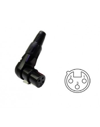 jack xlr 3 pines en L para...