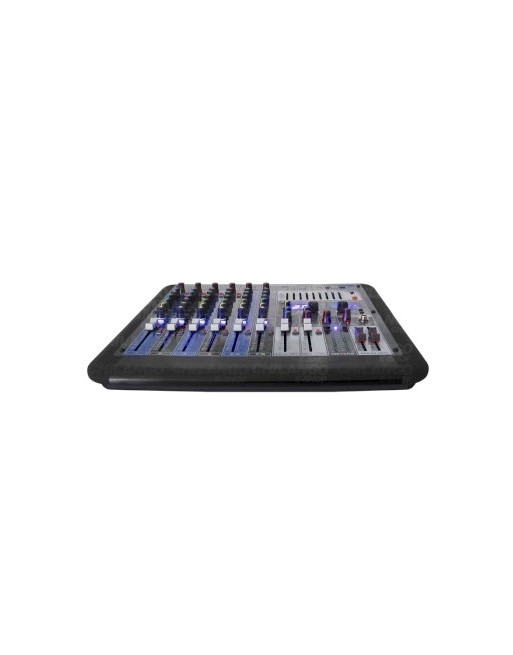 Mezcladora Stereo 8ch Bluetooth Usb Efectos