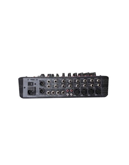 Mezcladora Stereo 8ch Bluetooth Usb Efectos