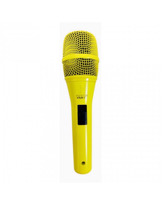 Microfono Amarillo Profesional Alambrico KMI 17