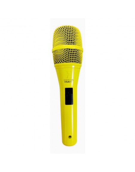 Microfono Amarillo Profesional Alambrico KMI 17