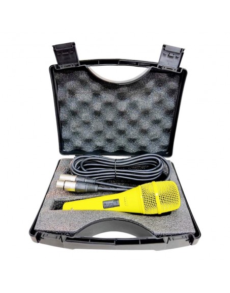 Microfono Amarillo Profesional Alambrico KMI 17
