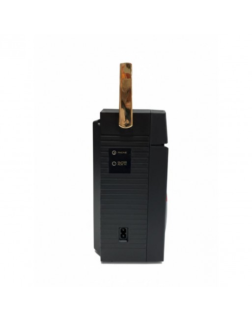 Grabadora Portatil Negra Retro Vintage CASSETTE radio USB Bluetooth