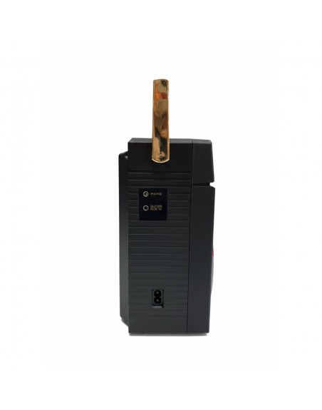 Grabadora Portatil Negra Retro Vintage CASSETTE radio USB Bluetooth