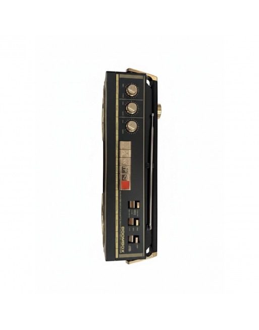 Grabadora Portatil Negra Retro Vintage CASSETTE radio USB Bluetooth