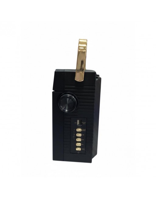 Grabadora Portatil Negra Retro Vintage CASSETTE radio USB Bluetooth