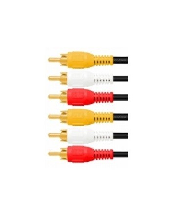 Cable Audio y Video 1.8 m Plug 3.5 mm - 3 Plug RCA 081-427 , cable video y  audio, extension audio y video,semiconductor refacciones electronicas  componentes electronicos todo en electronica tienda de